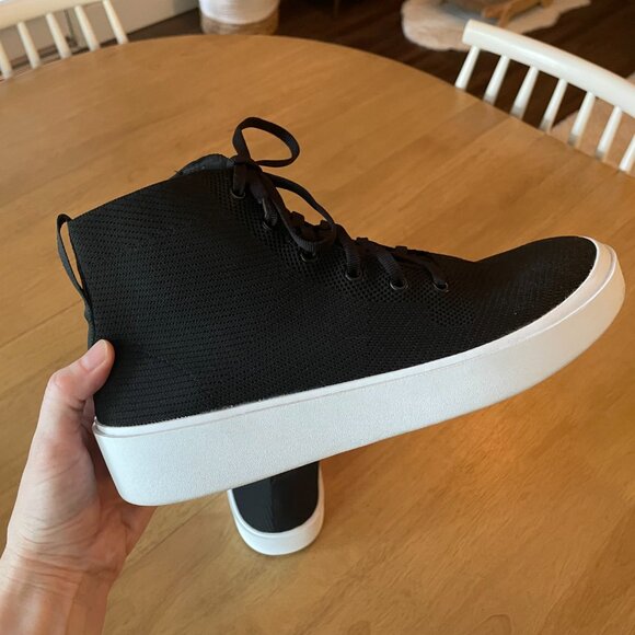 BYLT Premium Basics Men's High Top Sneakers - Lido Hytop Shoes, Black, Size 9 - Picture 6 of 16